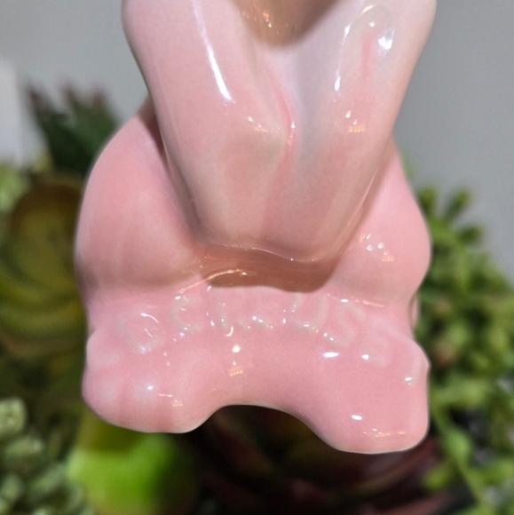 Shell Pink Bunny Rabbit Pie Vent Funnel Le Creuset Like A Pie Bird NLA - Picture 4 of 9